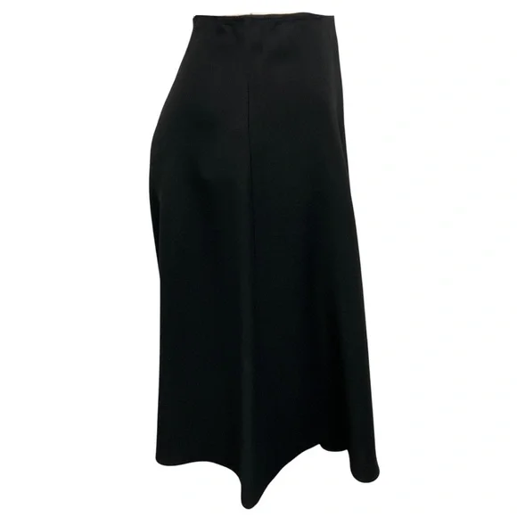 PRADA BLACK FLARED CREPE SKIRT - Picture 2 of 6